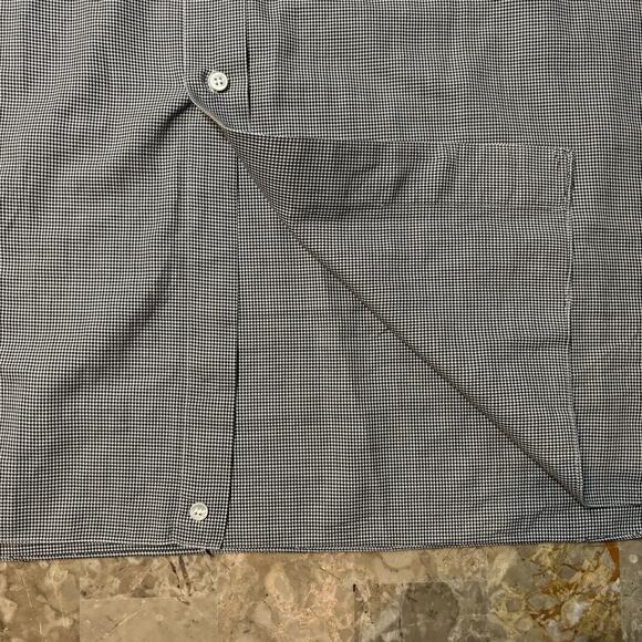 Napoleon By Stefano Ricci Shirt Mens 48 19.5 Houndstooth French Cuff Long Sleeve - Picture 7 of 14